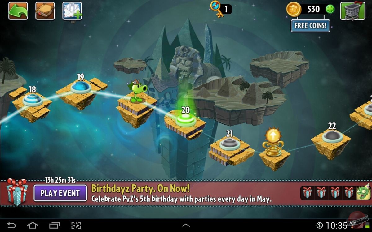 Скриншот из игры Plants vs. Zombies 2: It's About Time - 23