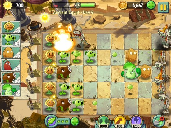 Скриншот из игры Plants vs. Zombies 2: It's About Time - 35