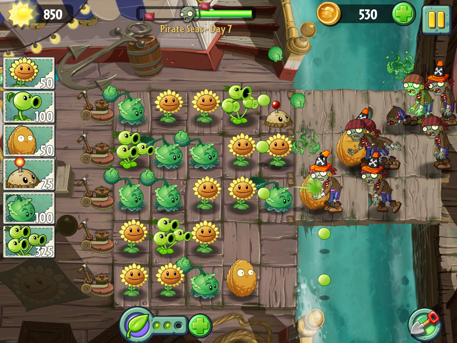Скриншот из игры Plants vs. Zombies 2: It's About Time - 51