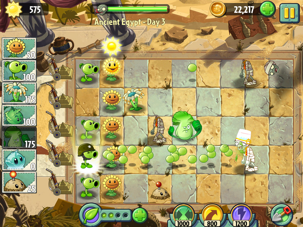 Скриншот из игры Plants vs. Zombies 2: It's About Time - 65