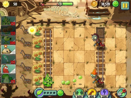 Скриншот из игры Plants vs. Zombies 2: It's About Time - 40