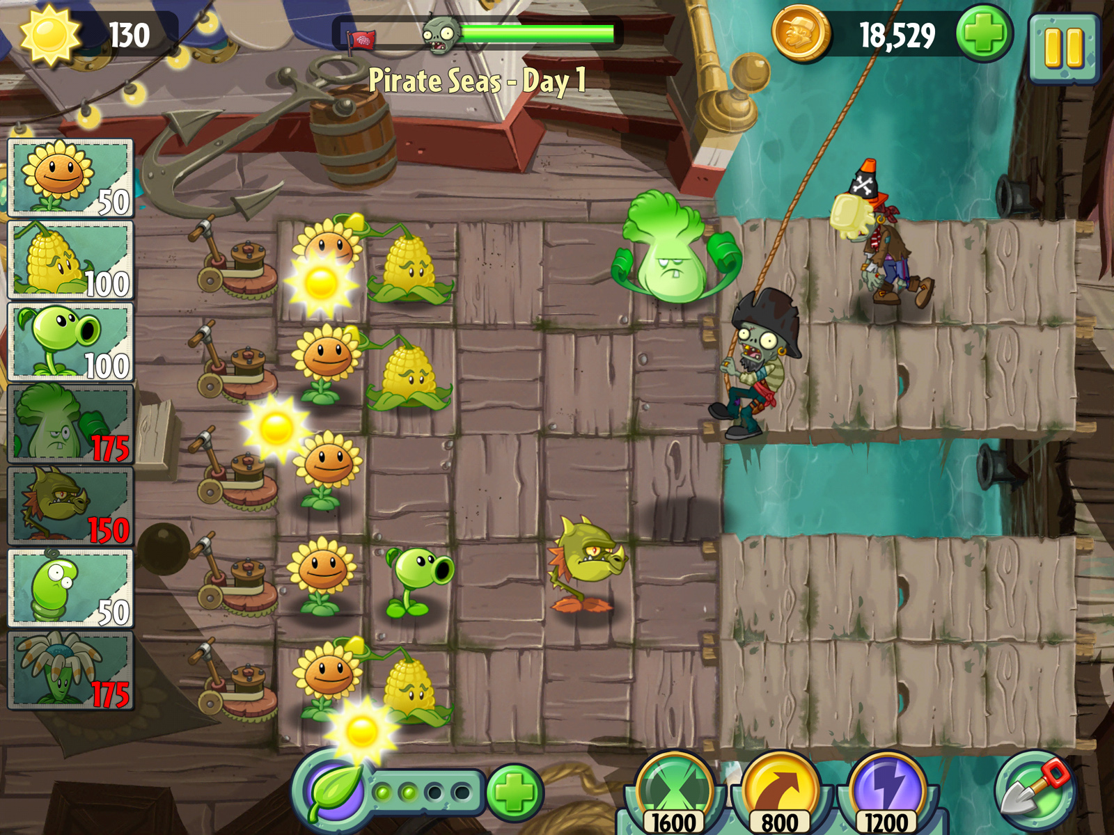 Скриншот из игры Plants vs. Zombies 2: It's About Time - 67