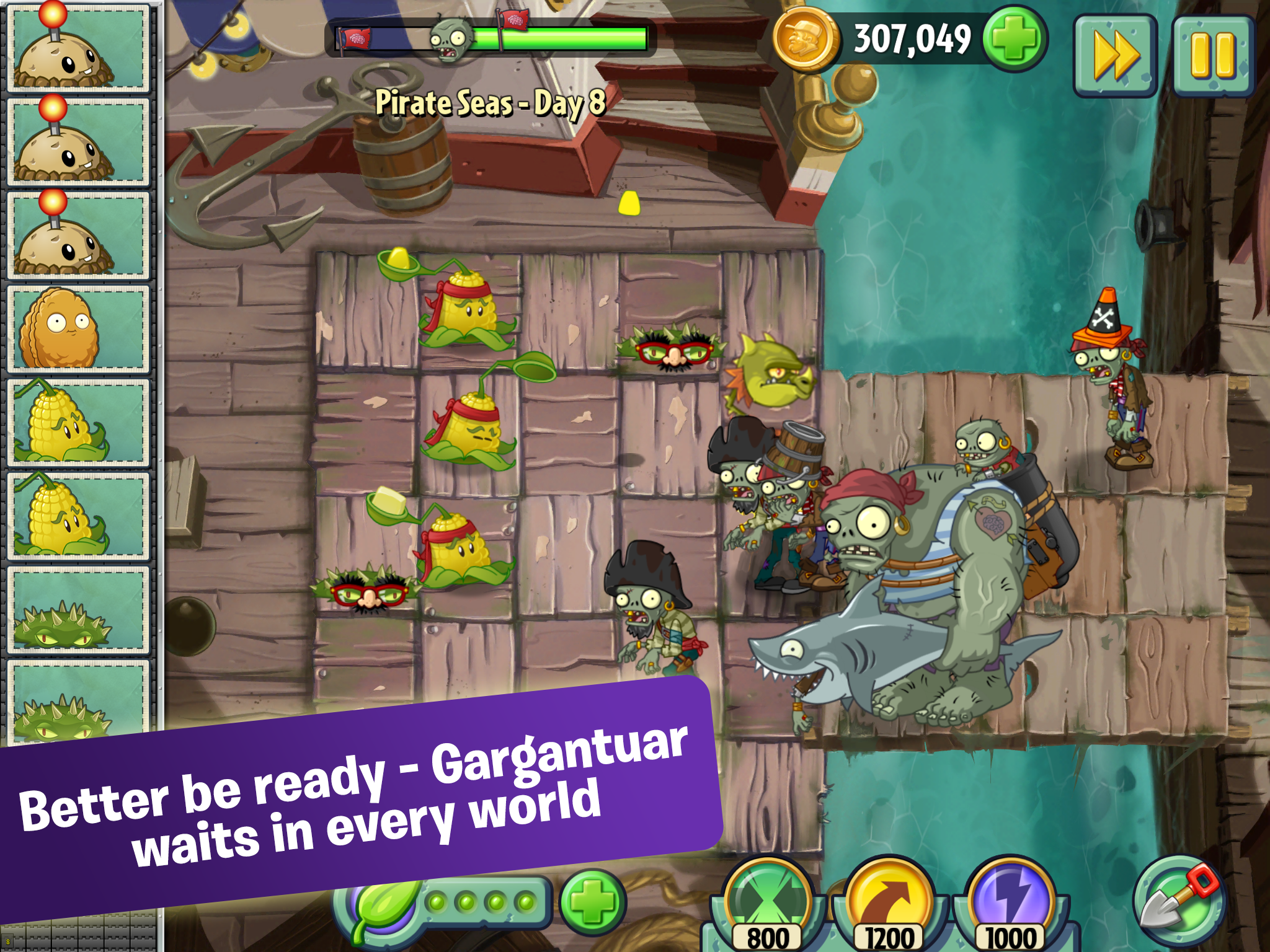 Скриншот из игры Plants vs. Zombies 2: It's About Time - 16