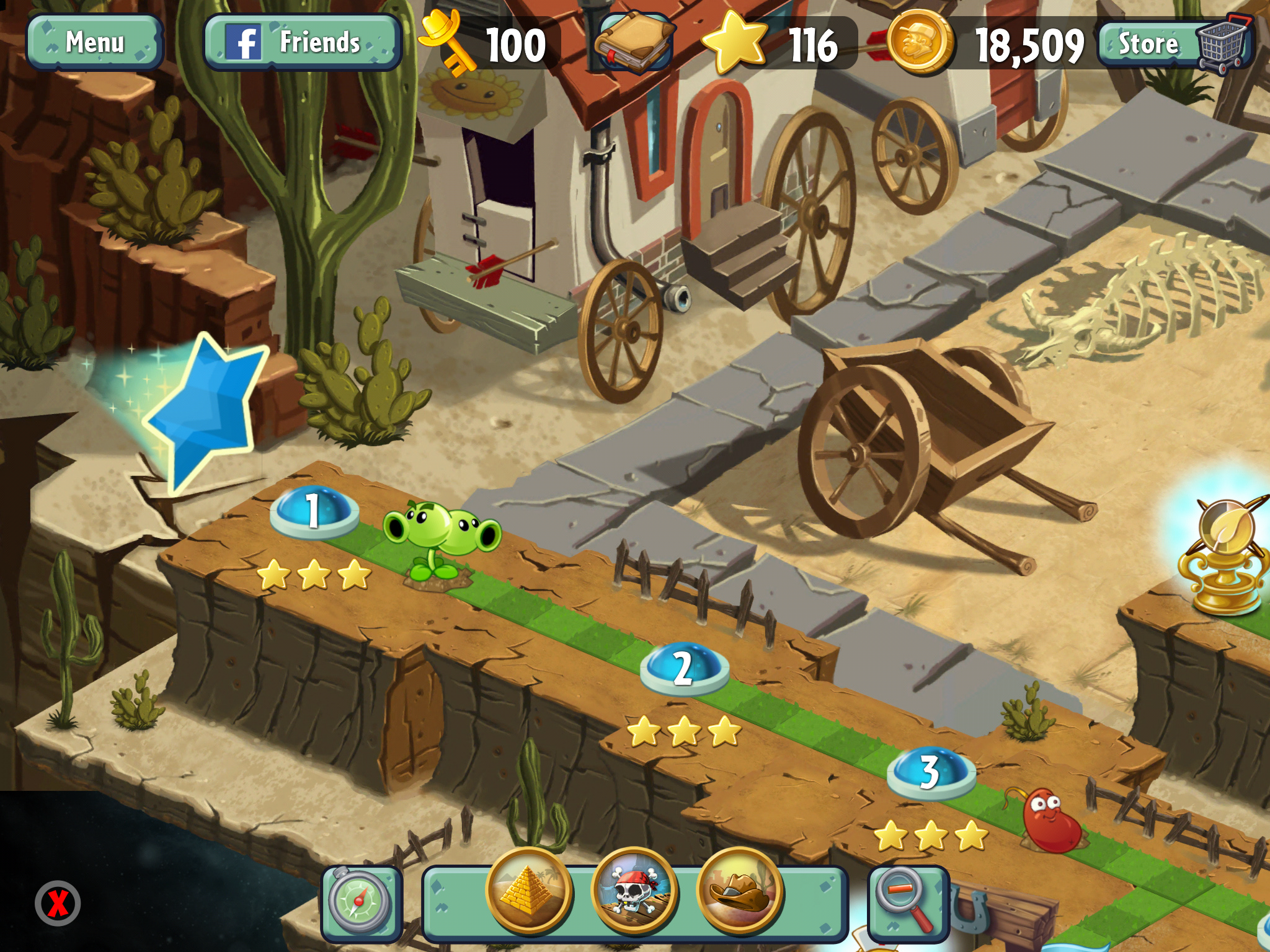 Скриншот из игры Plants vs. Zombies 2: It's About Time - 58
