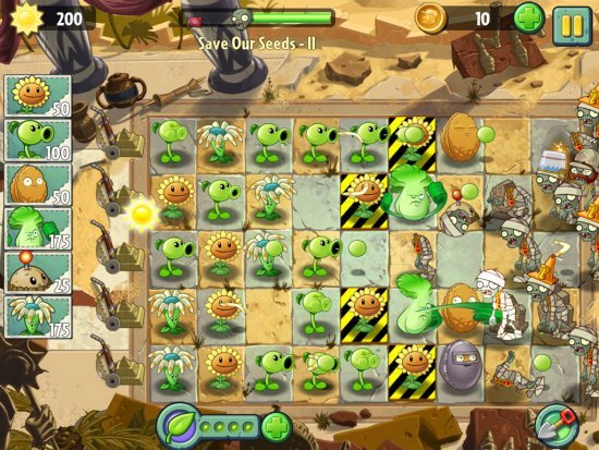 Скриншот из игры Plants vs. Zombies 2: It's About Time - 2