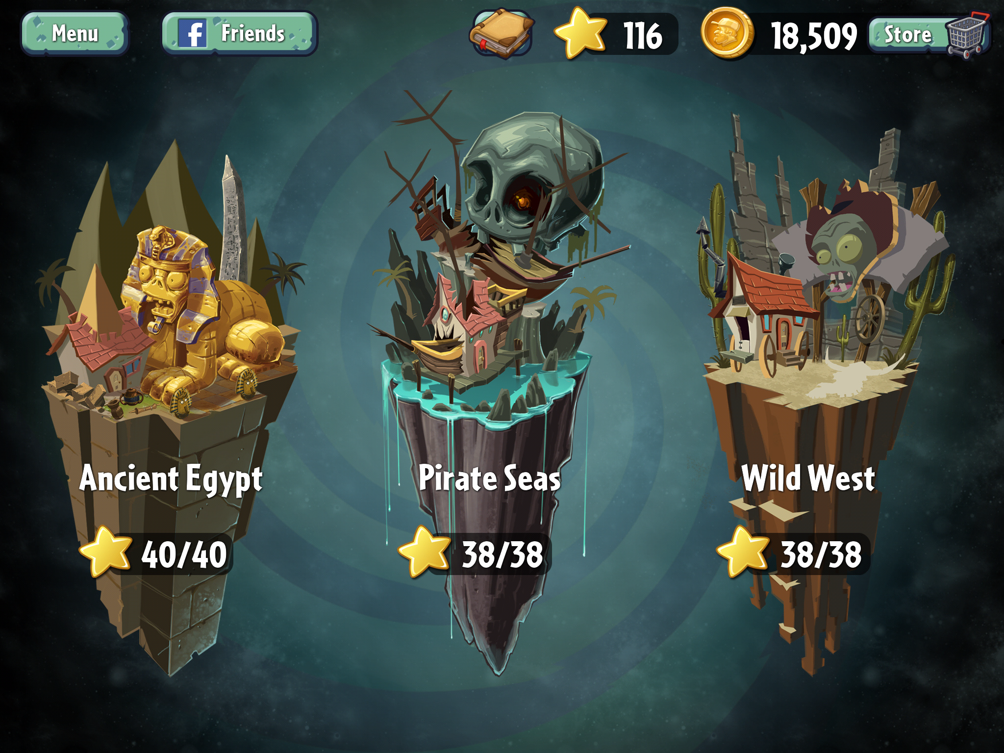 Скриншот из игры Plants vs. Zombies 2: It's About Time - 53