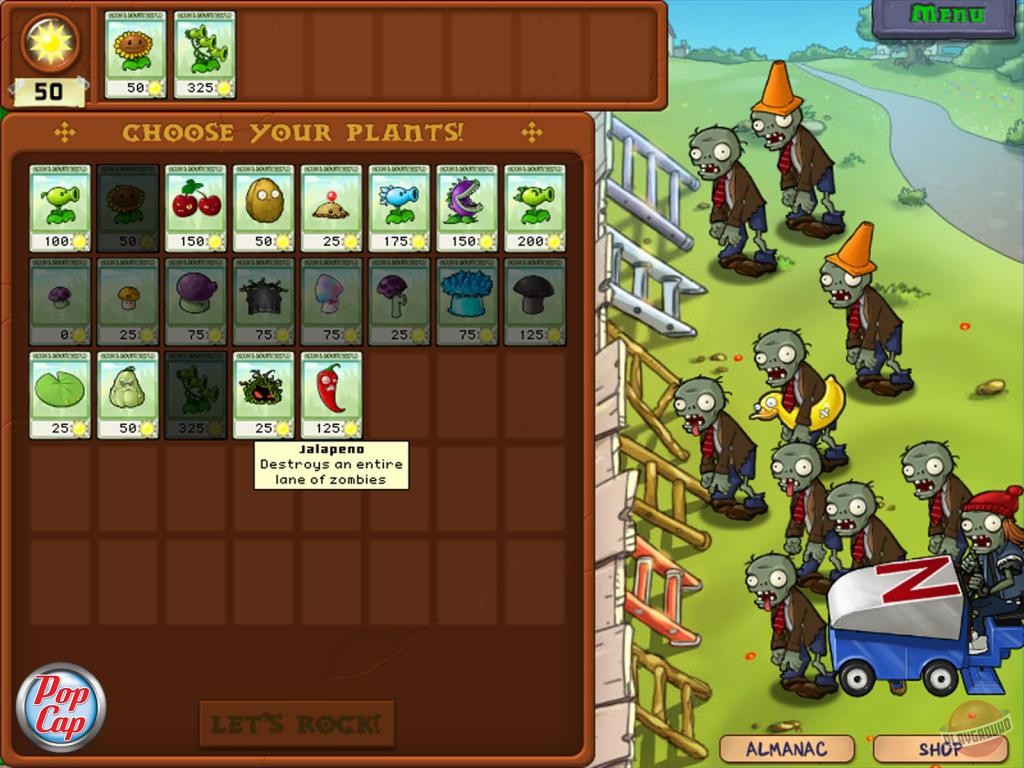 Скриншот из игры Plants vs. Zombies - 18