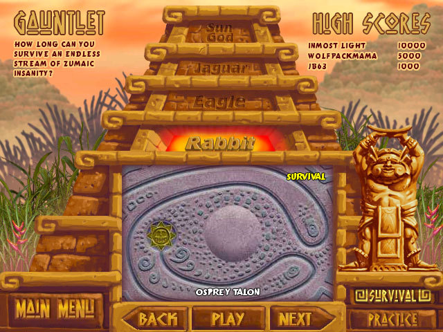 Скриншот из игры Zuma Deluxe - 10