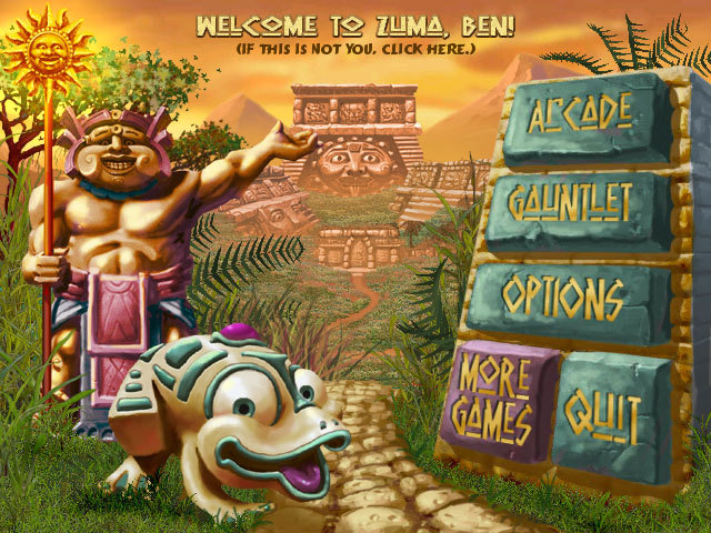 Скриншот из игры Zuma Deluxe - 12