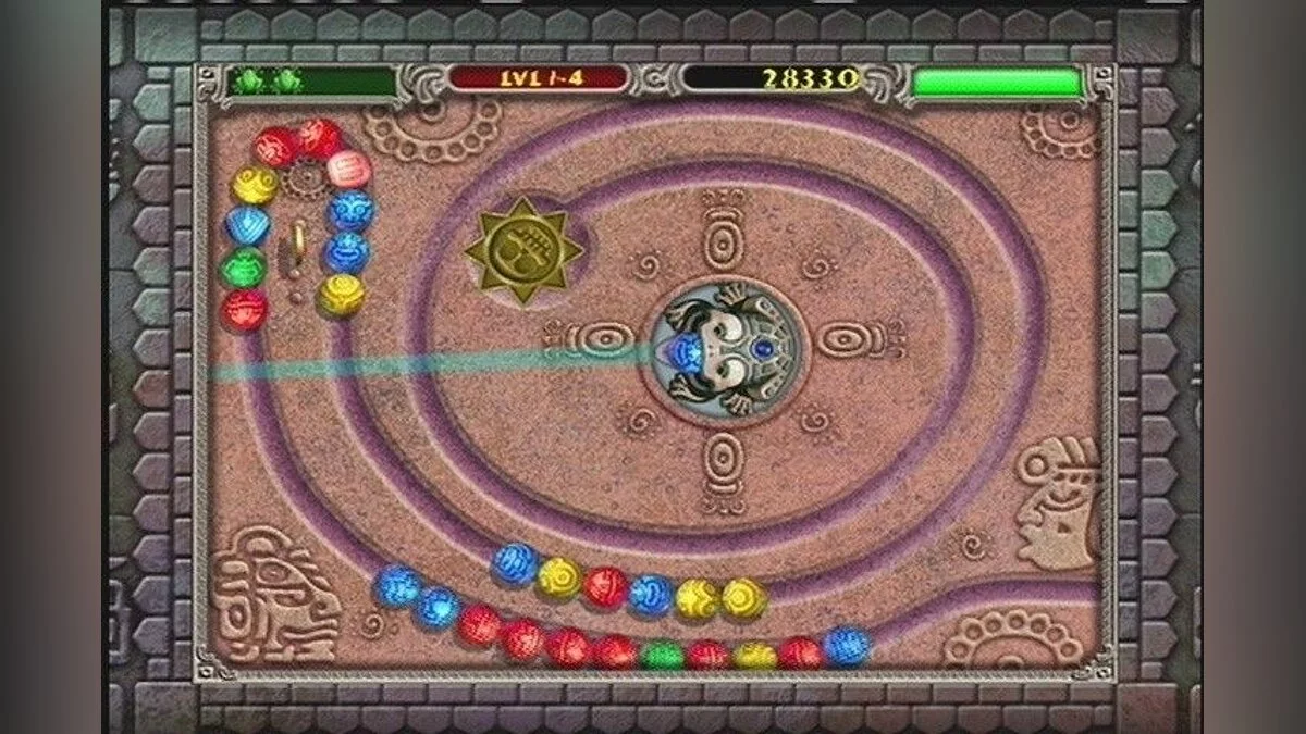 Скриншот из игры Zuma Deluxe - 15