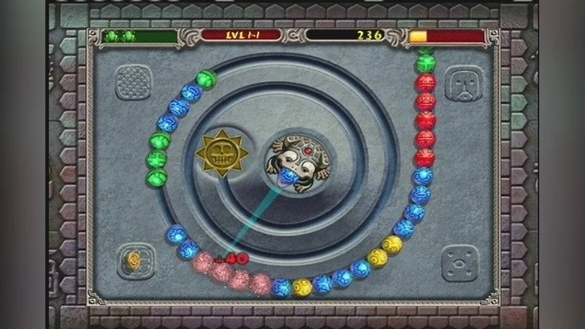 Скриншот из игры Zuma Deluxe - 19