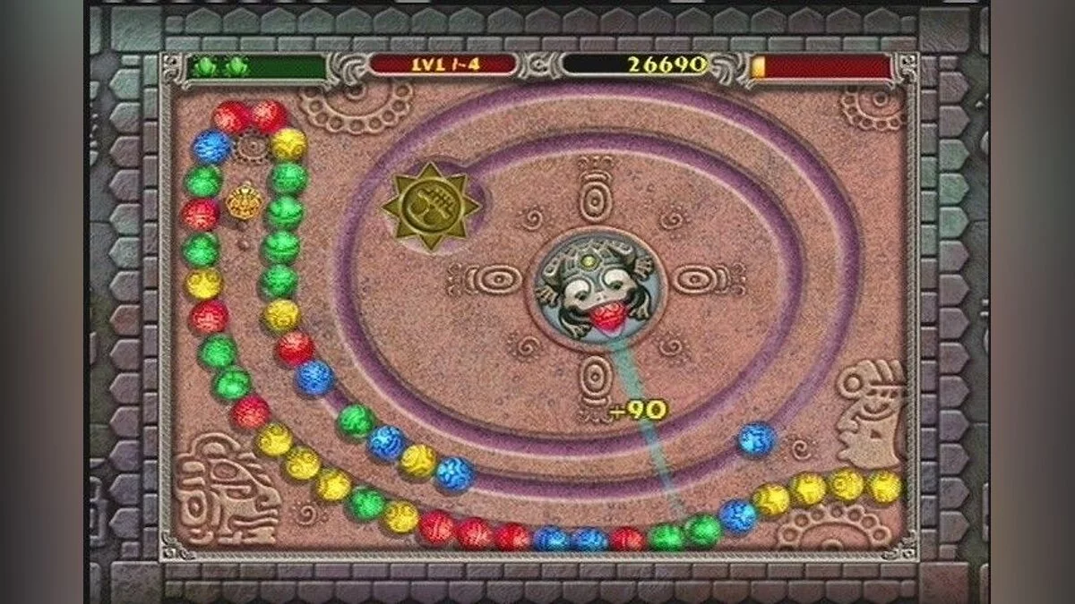 Скриншот из игры Zuma Deluxe - 18