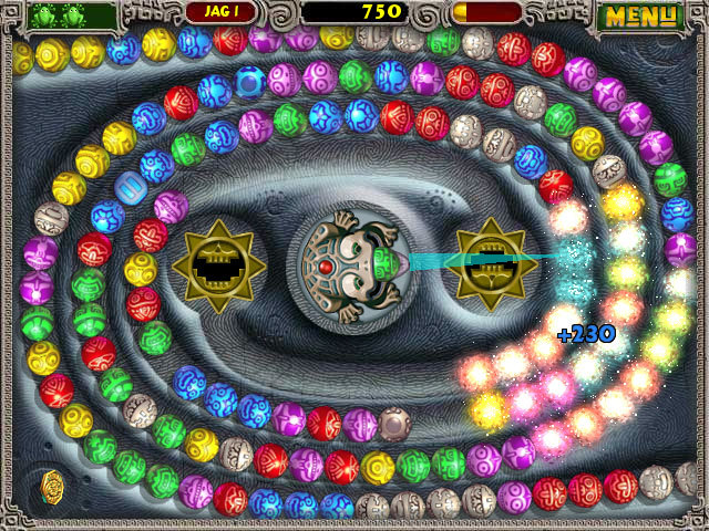 Скриншот из игры Zuma Deluxe - 17