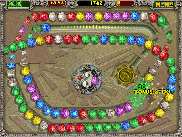 Скриншот из игры Zuma Deluxe - 7