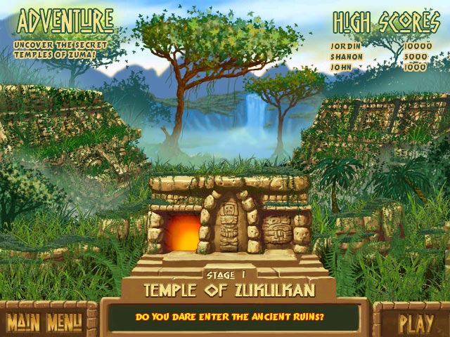 Скриншот из игры Zuma Deluxe - 6