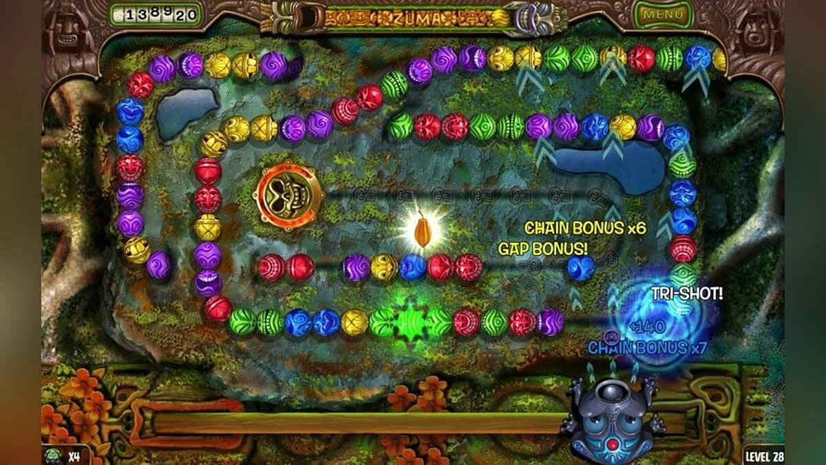Скриншот из игры Zuma's Revenge - 4