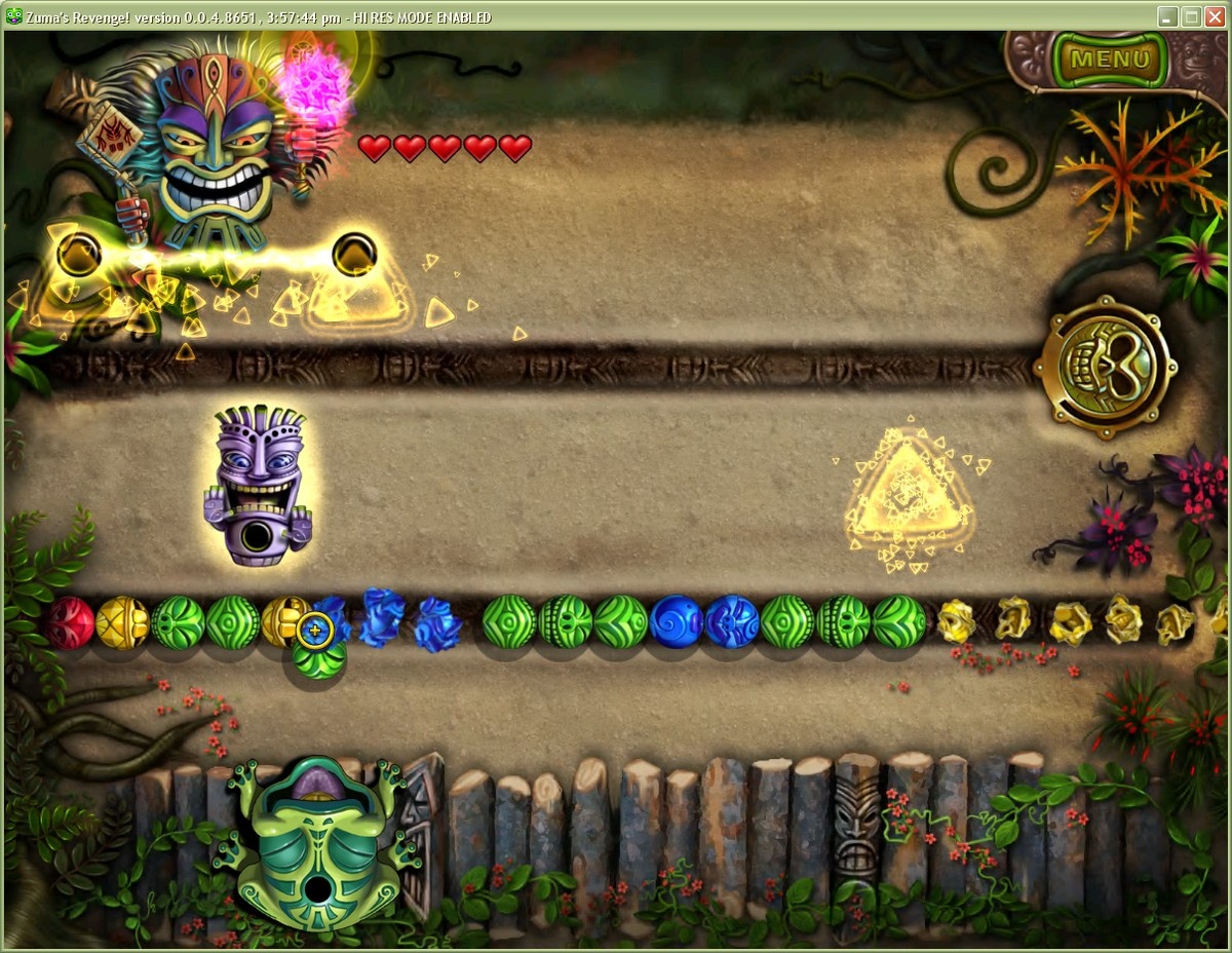 Скриншот из игры Zuma's Revenge - 55