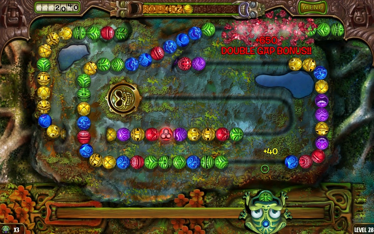 Скриншот из игры Zuma's Revenge - 47