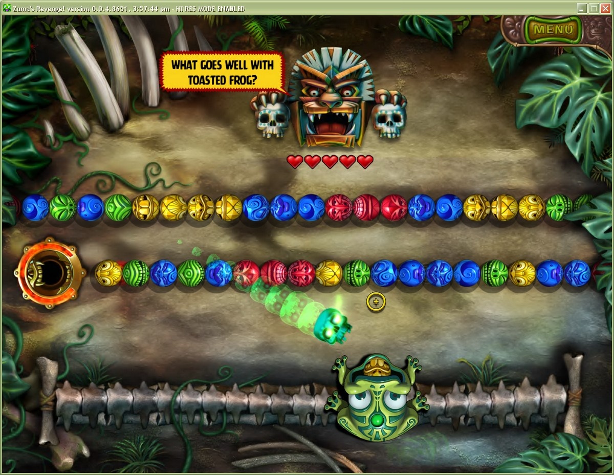Скриншот из игры Zuma's Revenge - 19