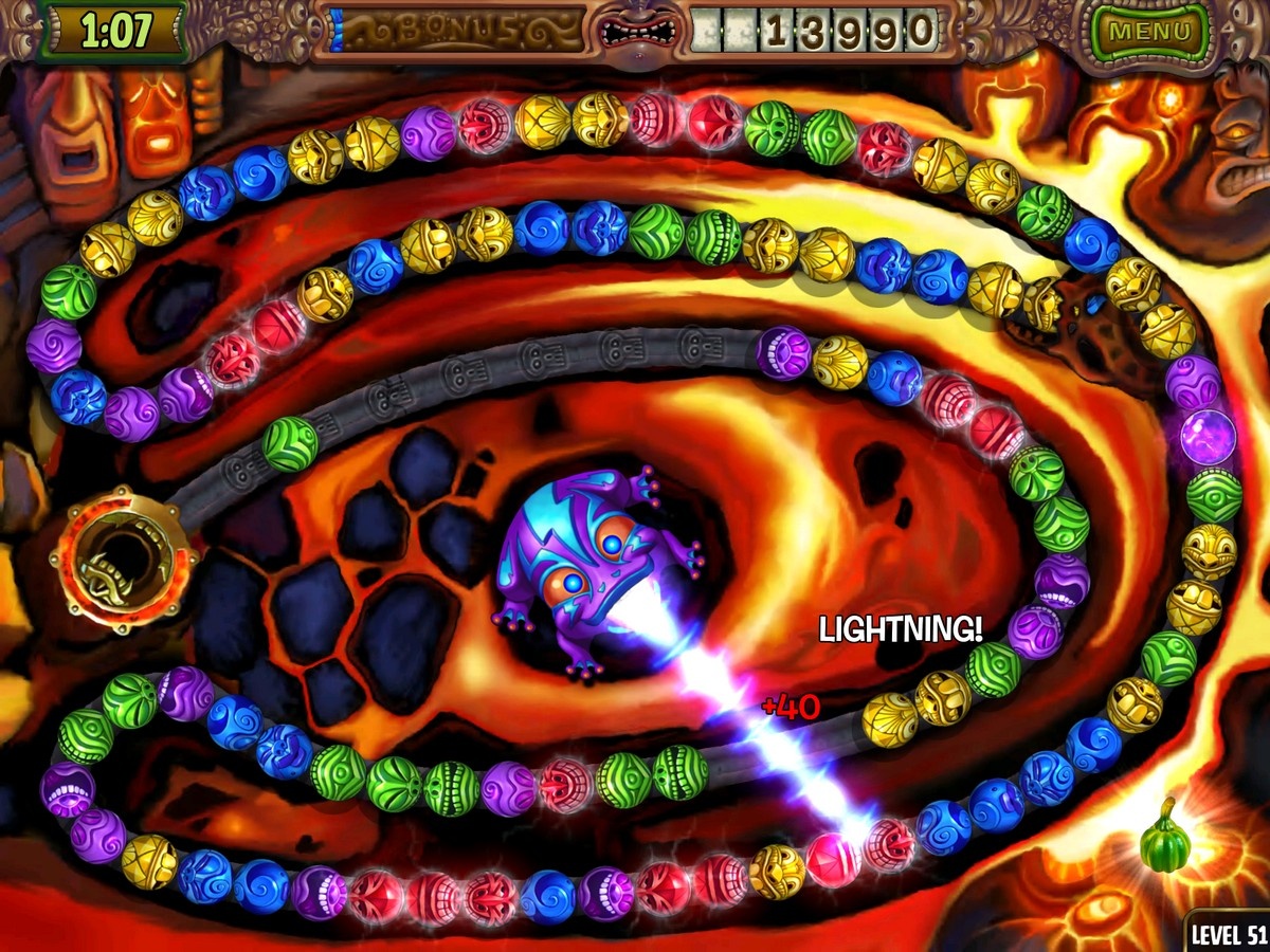 Скриншот из игры Zuma's Revenge - 9