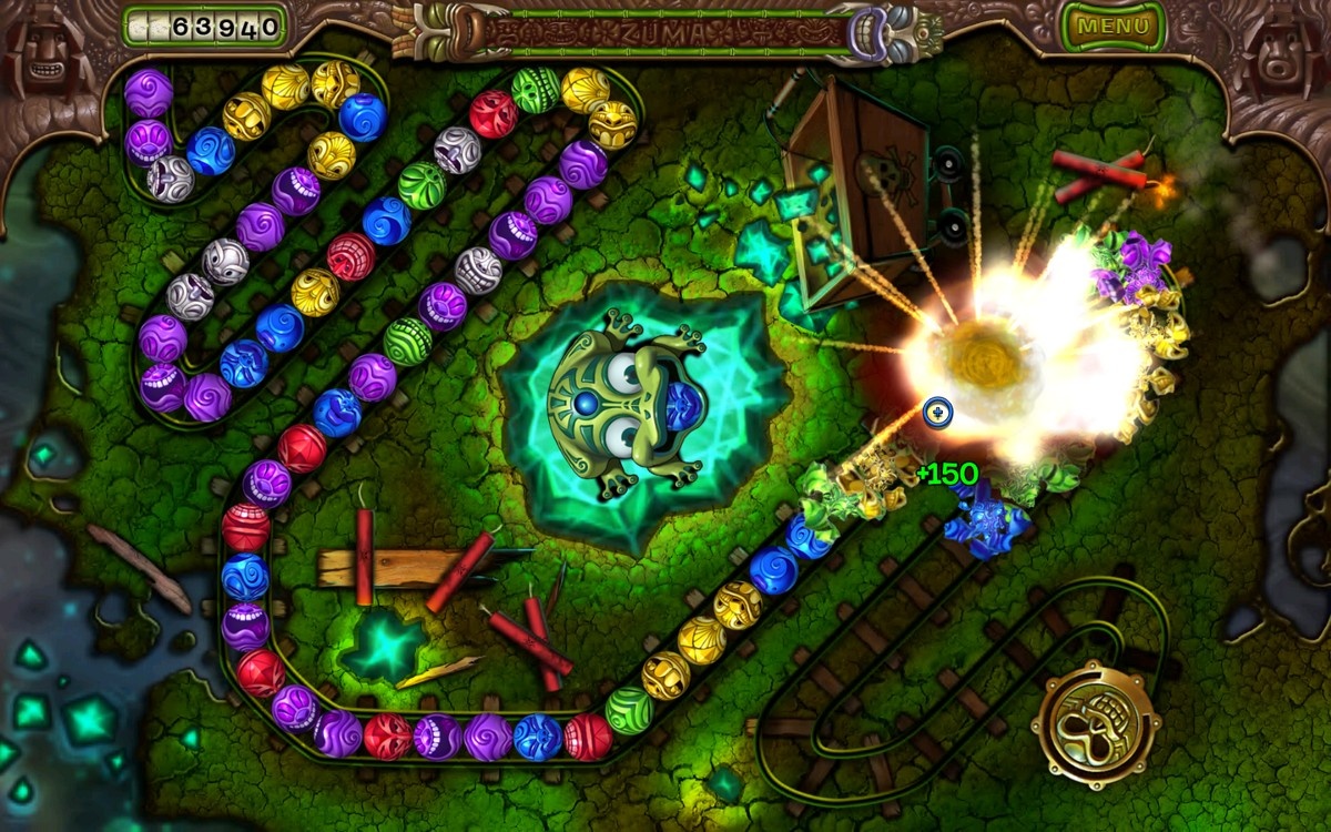 Скриншот из игры Zuma's Revenge - 2