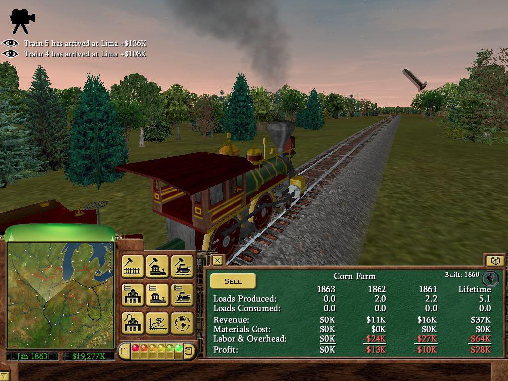 Скриншот из игры Railroad Tycoon 3 - 46