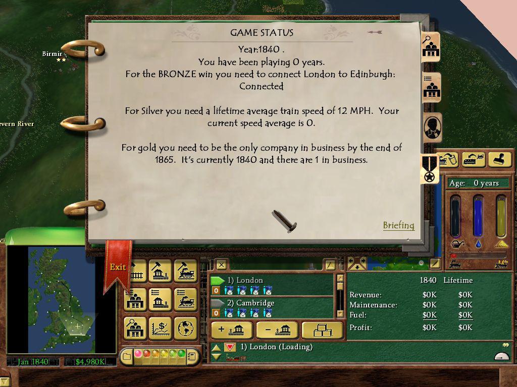 Скриншот из игры Railroad Tycoon 3 - 30