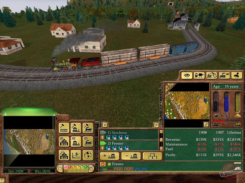 Скриншот из игры Railroad Tycoon 3 - 11