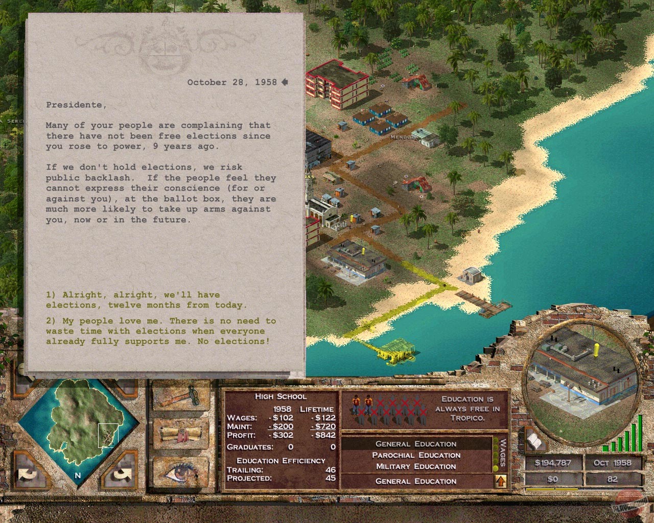 Скриншот из игры Tropico - 28