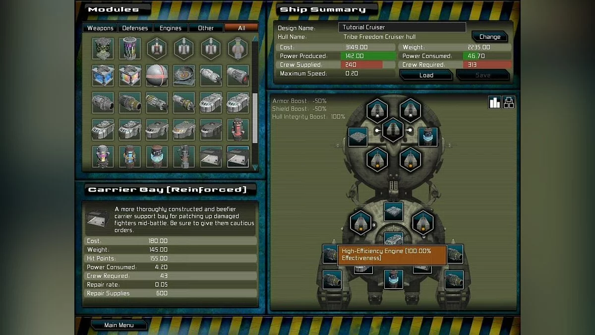 Скриншот из игры Gratuitous Space Battles: The Tribe - 7