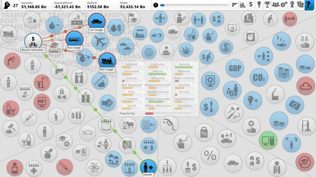 Скриншот из игры Democracy 3: Social Engineering - 6