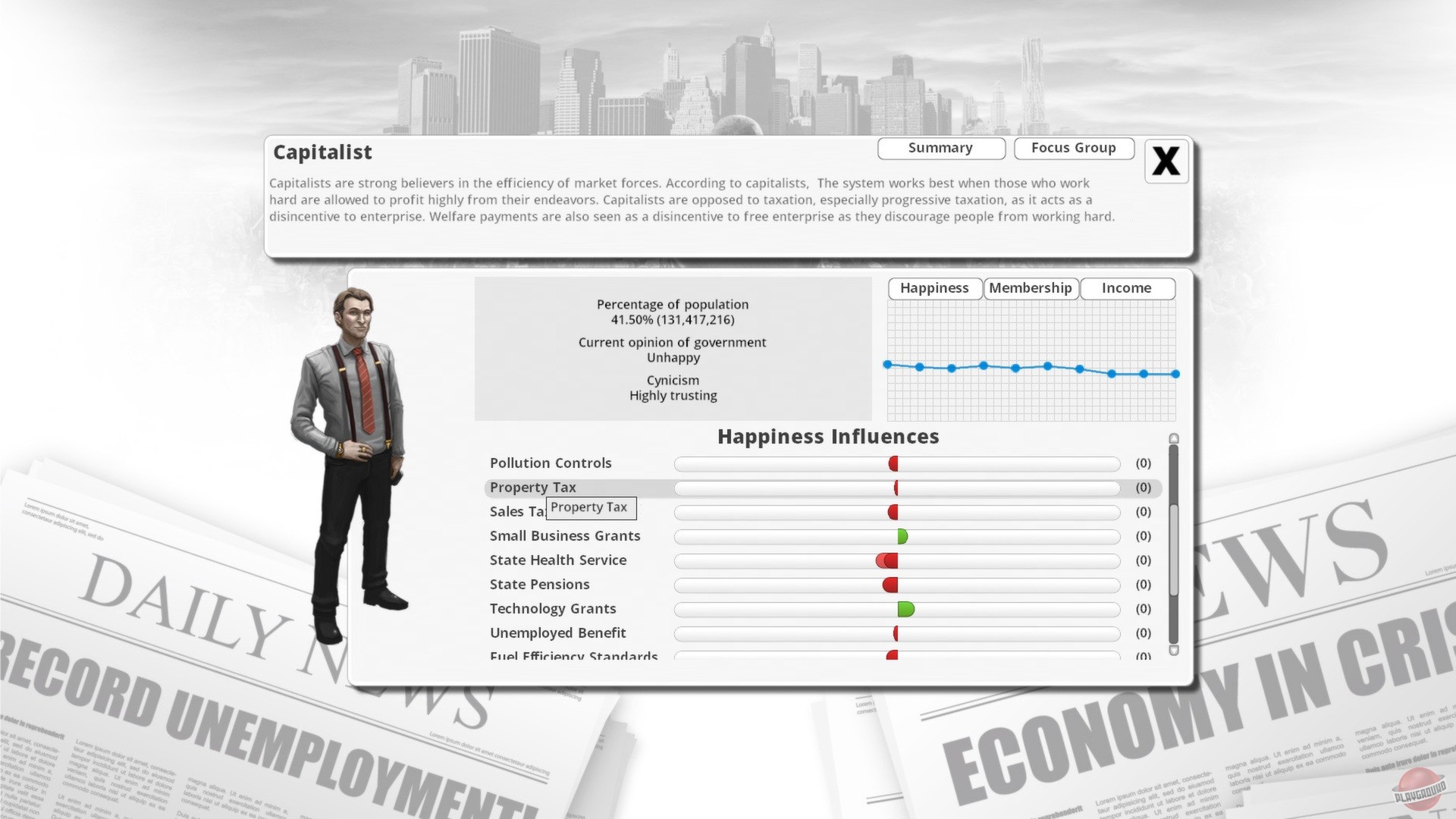 Скриншот из игры Democracy 3 - 38