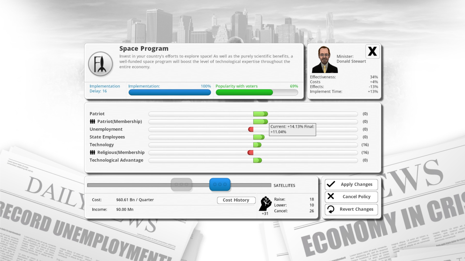 Скриншот из игры Democracy 3 - 19