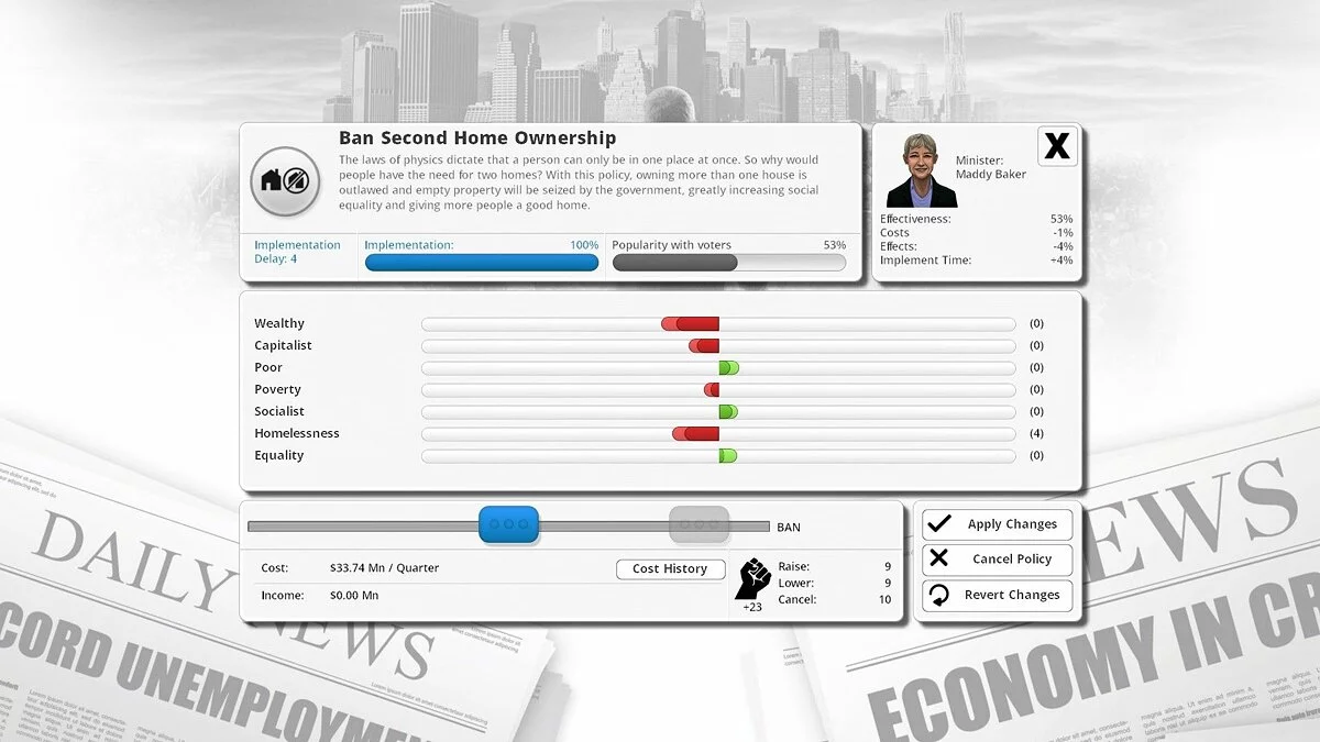Скриншот из игры Democracy 3 - 24