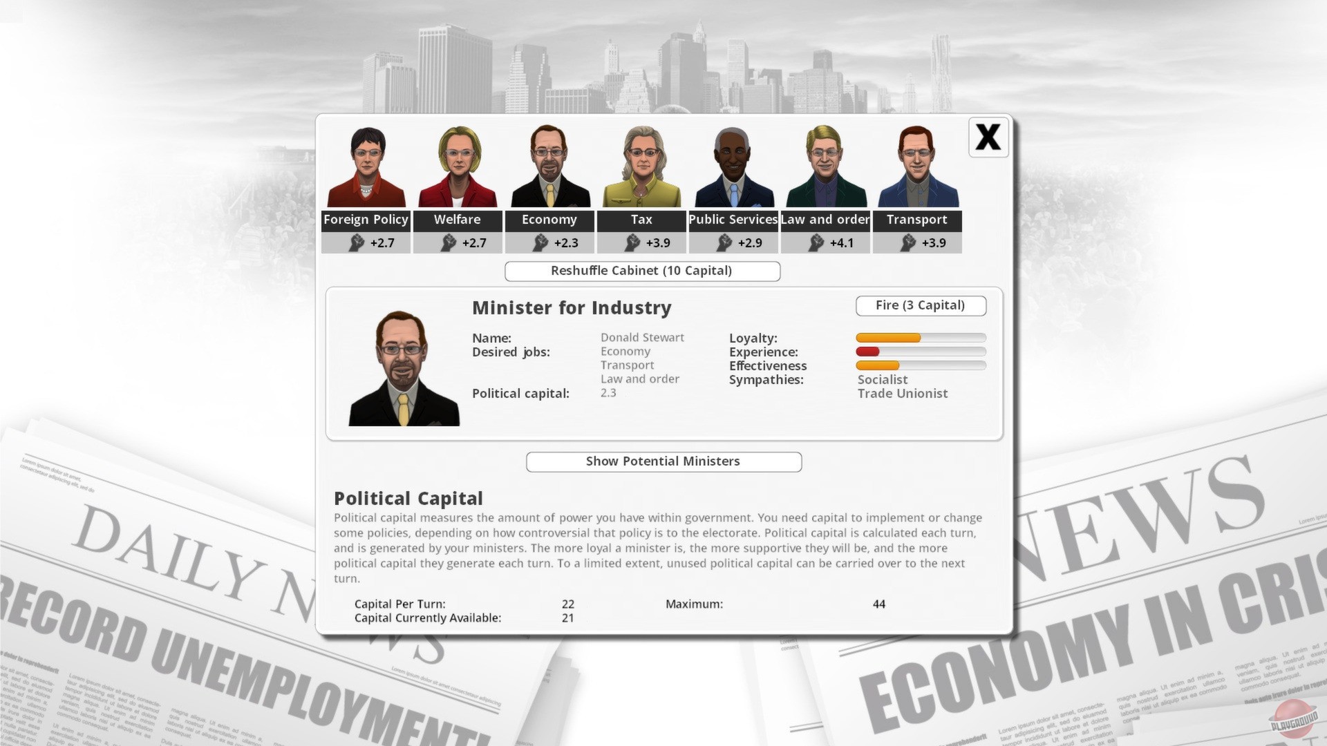 Скриншот из игры Democracy 3 - 29