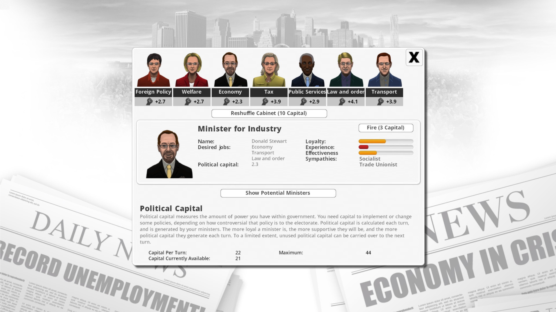 Скриншот из игры Democracy 3 - 87