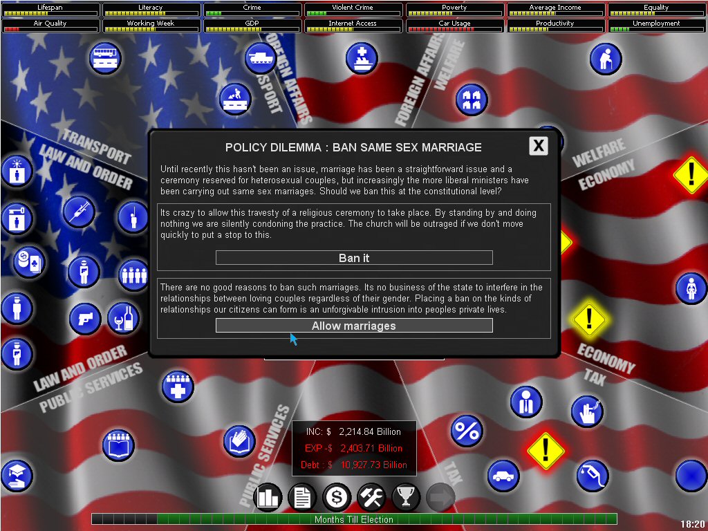 Скриншот из игры Democracy - 12