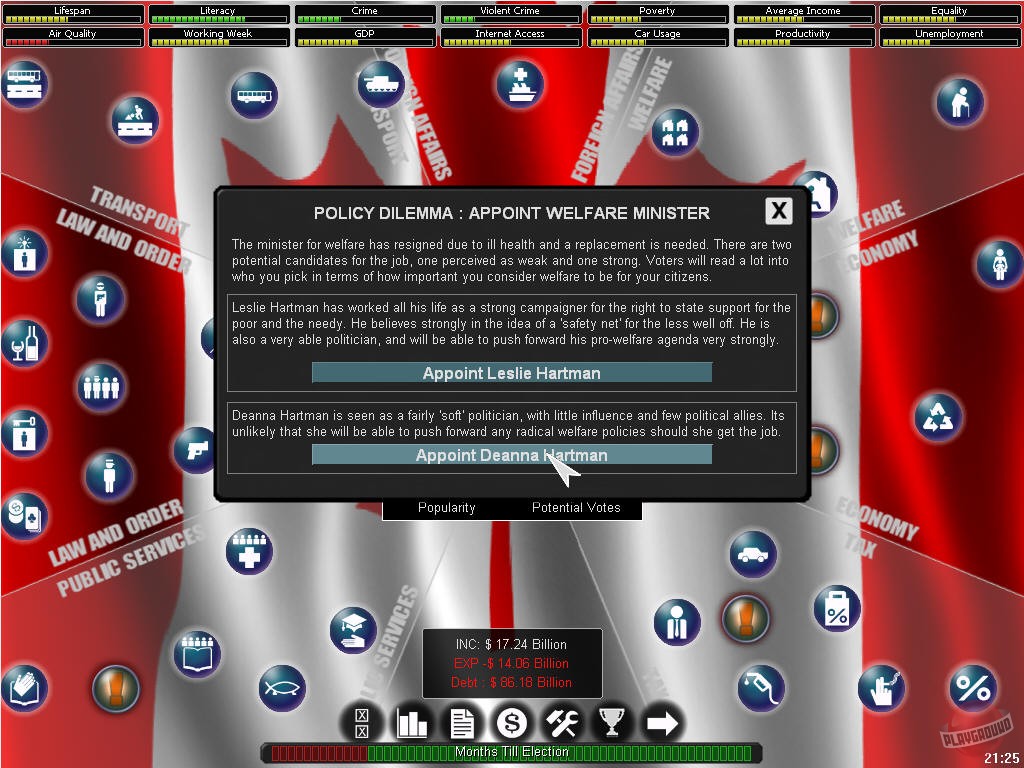 Скриншот из игры Democracy - 19
