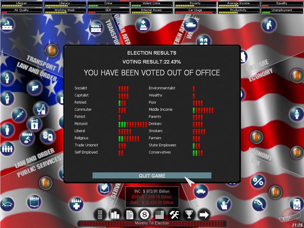 Скриншот из игры Democracy - 9