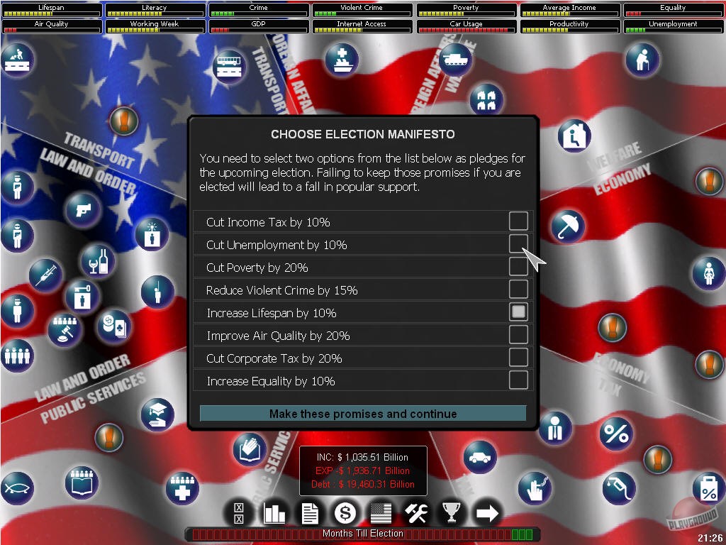 Скриншот из игры Democracy - 13