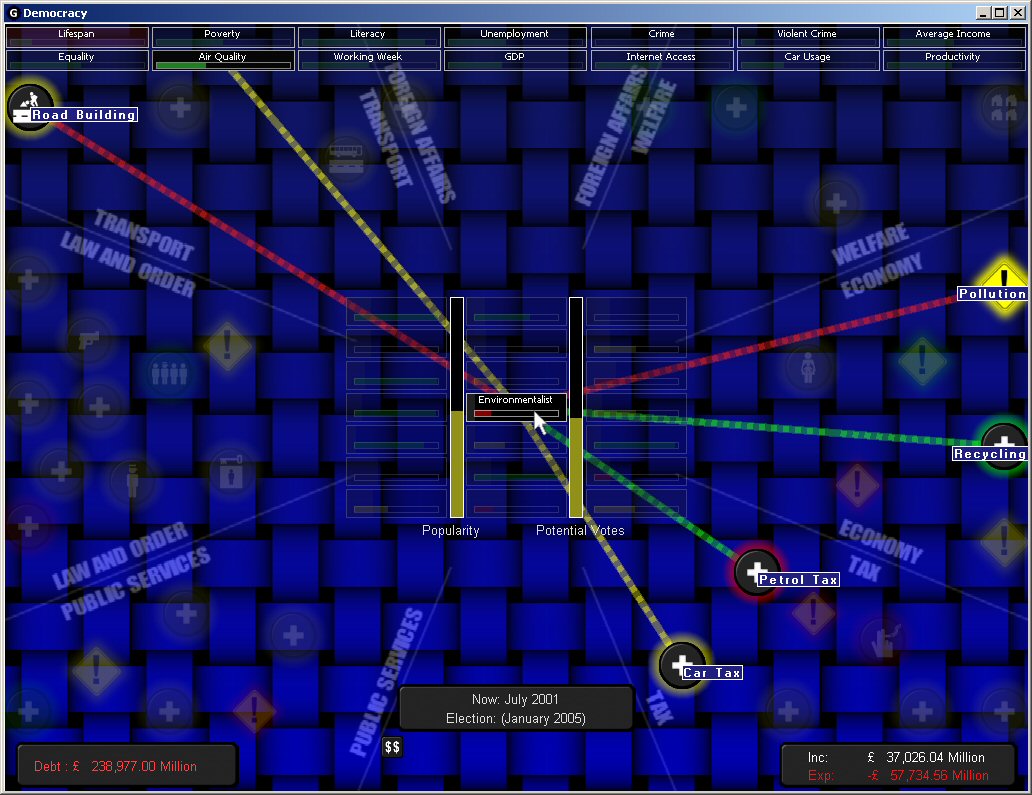 Скриншот из игры Democracy - 8