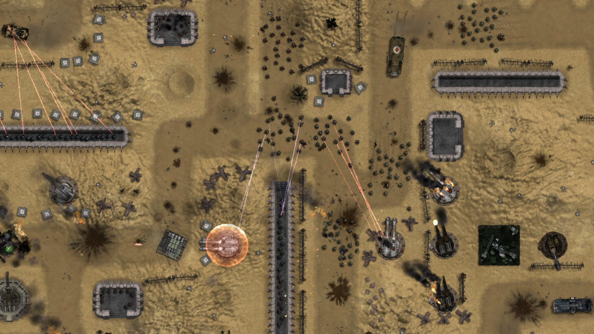Скриншот из игры Gratuitous Tank Battles - 2