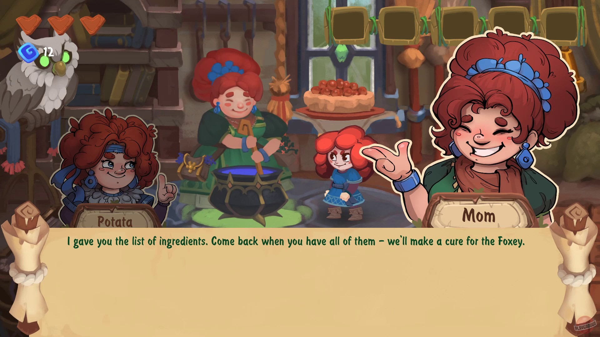 Скриншот из игры Potata: Fairy Flower - 8