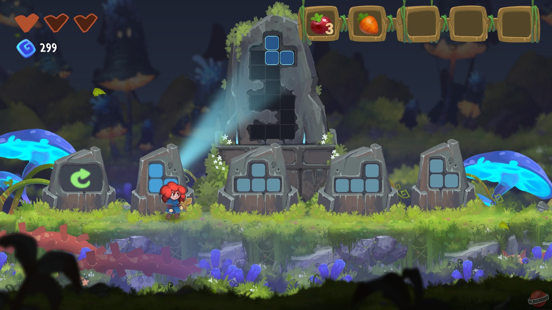 Скриншот из игры Potata: Fairy Flower - 18
