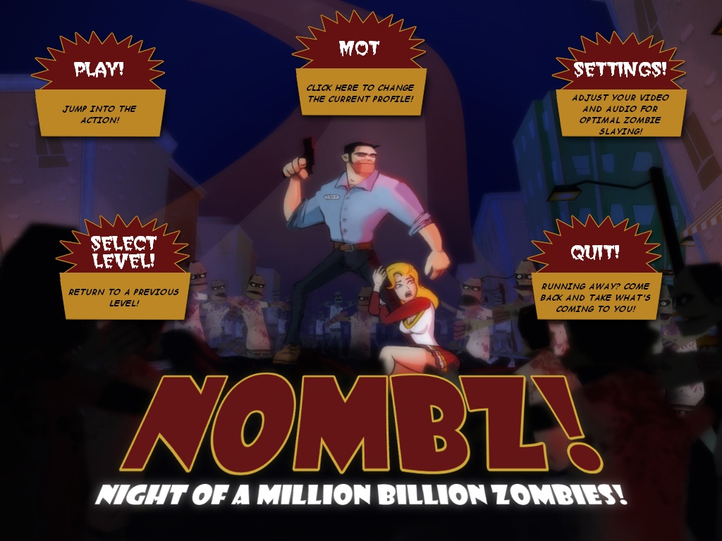 Скриншот из игры NOMBZ: Night of a Million Billion Zombies! - 6