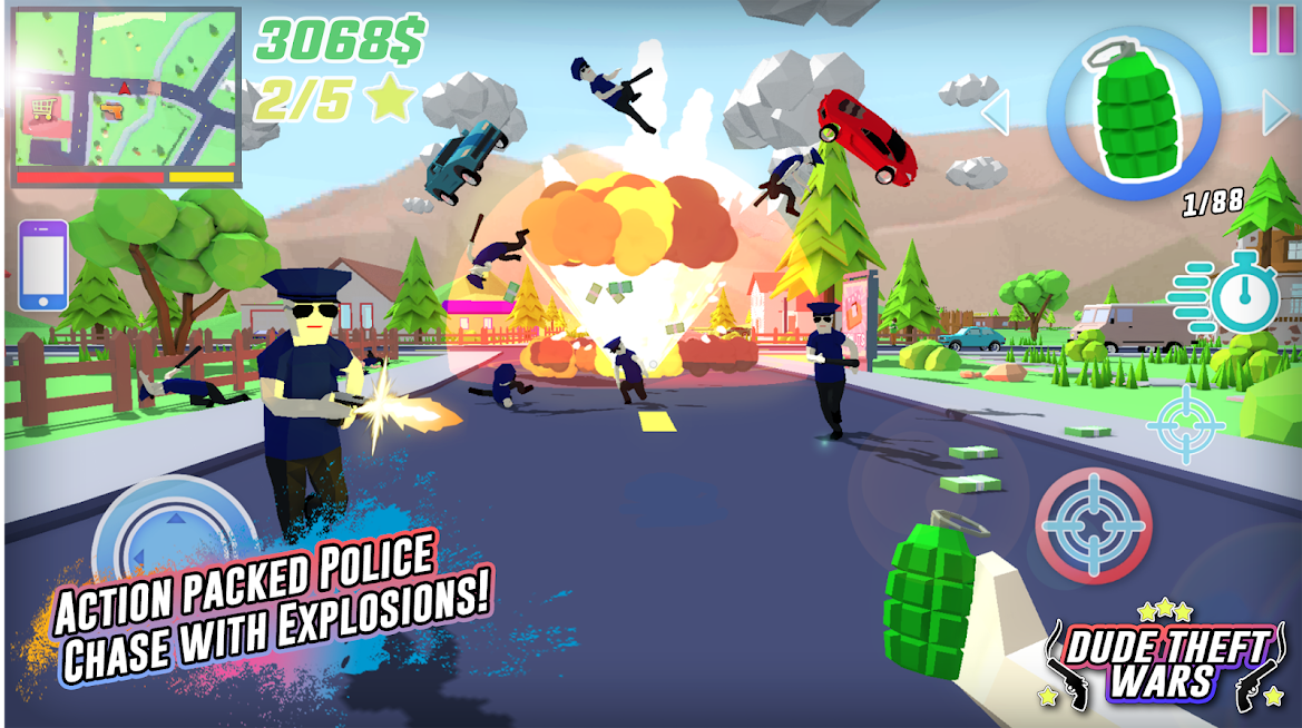 Скриншот из игры Dude Theft Wars - 1
