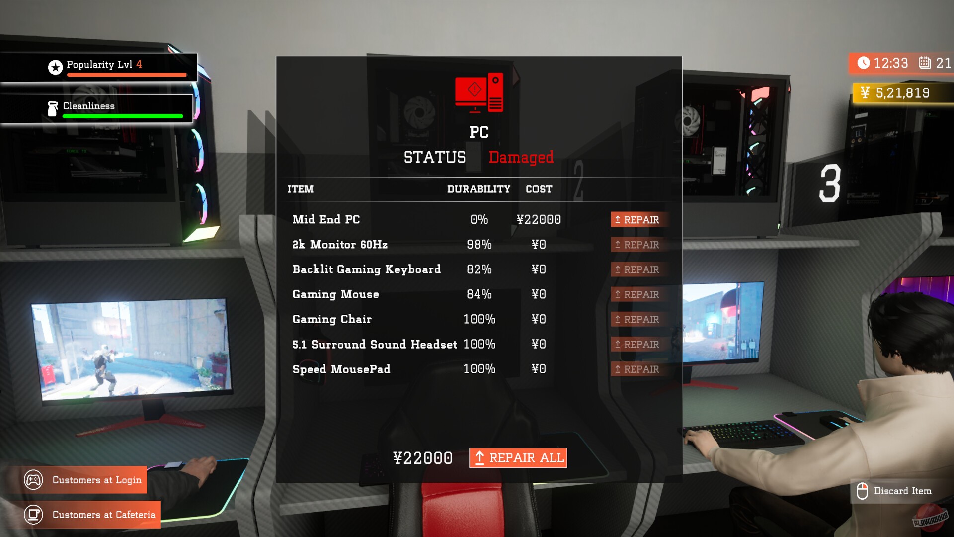 Скриншот из игры Gaming Cafe Simulator - 25