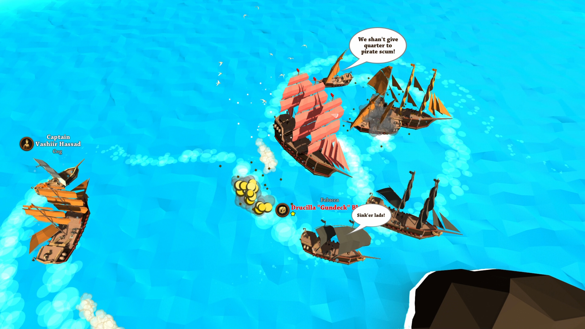 Скриншот из игры Pirates of the Polygon Sea - 15