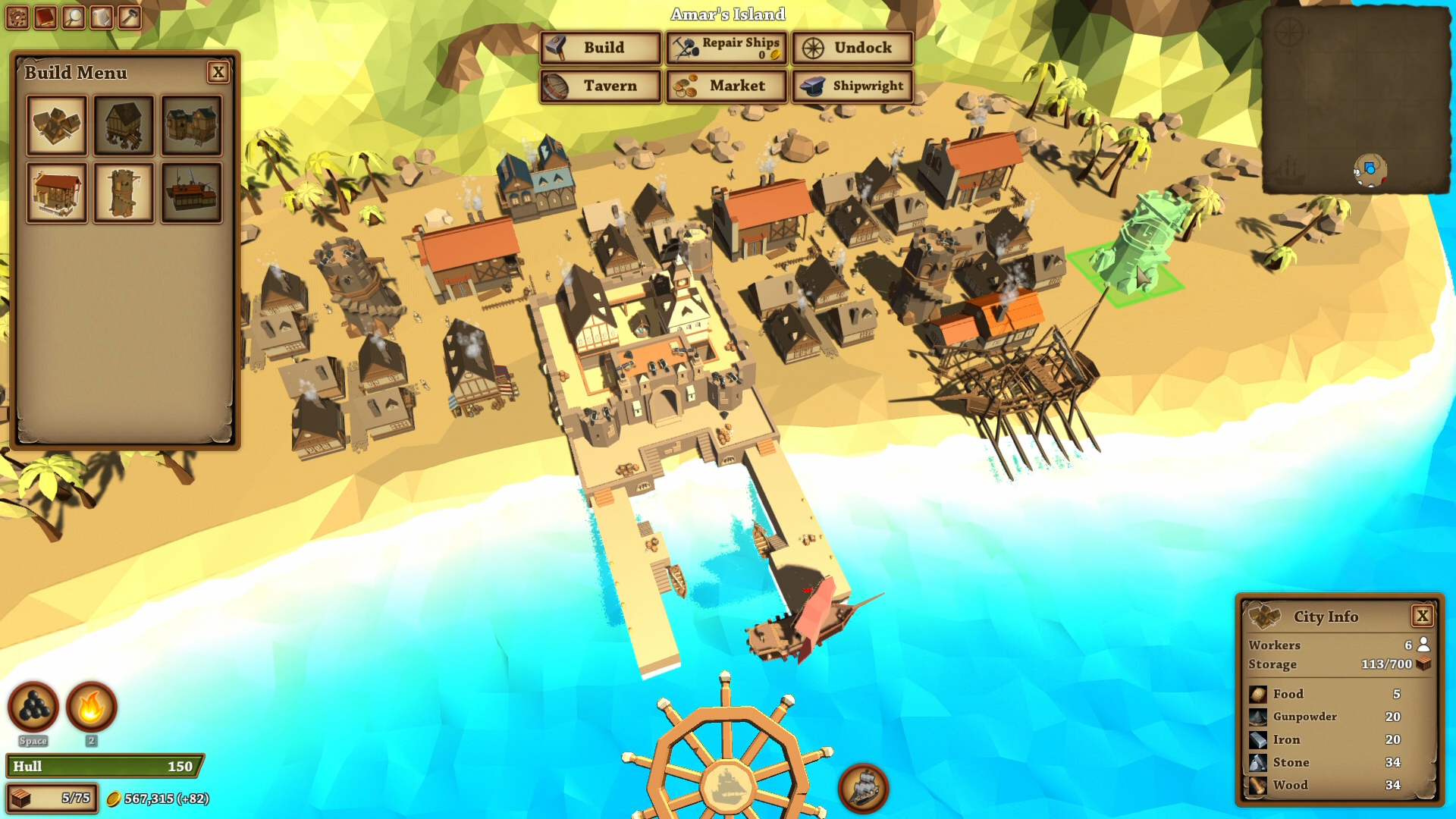 Скриншот из игры Pirates of the Polygon Sea - 23