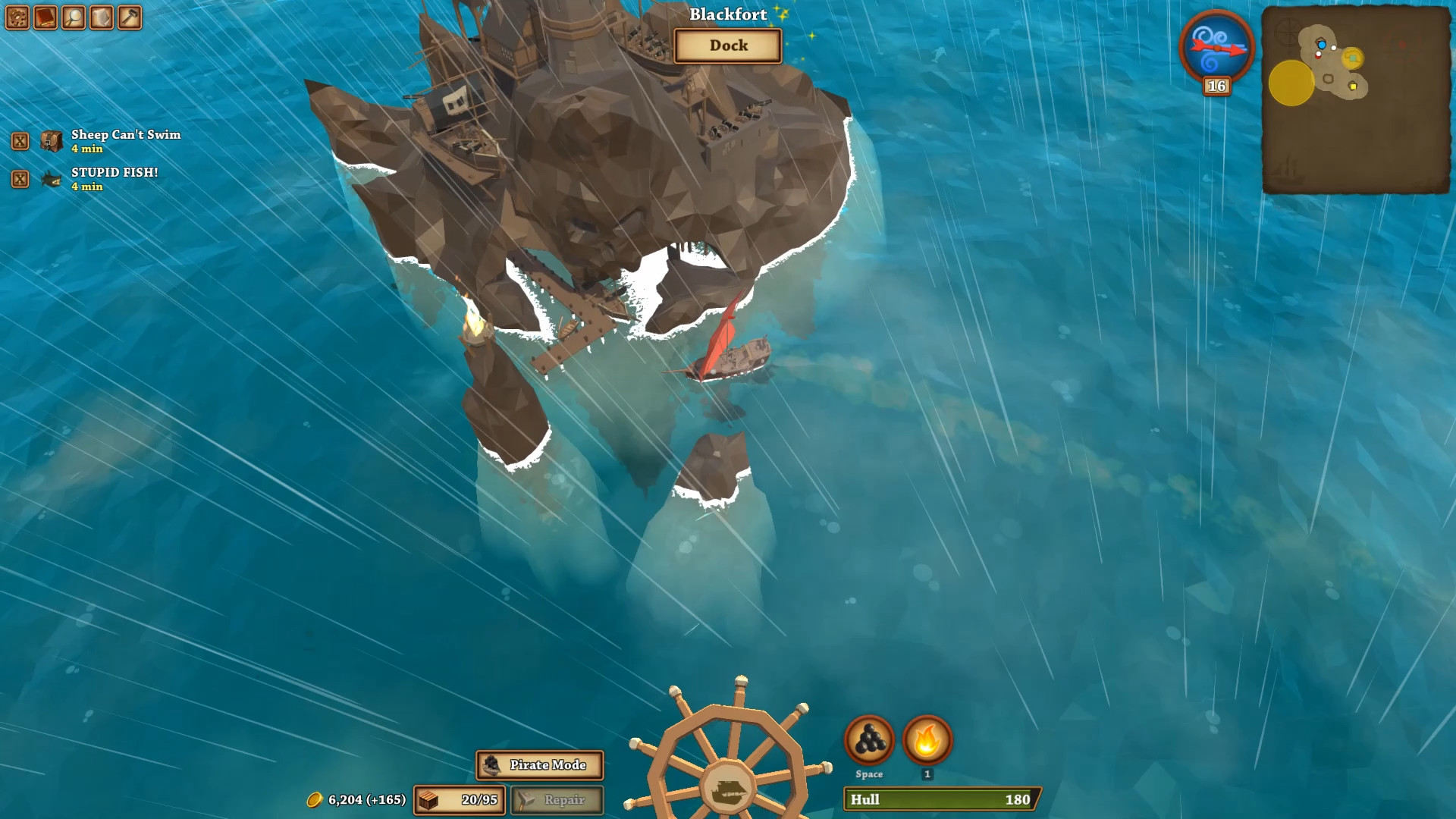 Скриншот из игры Pirates of the Polygon Sea - 19